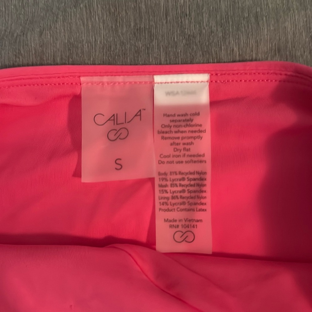 NWT! Calia Vibrant Pink Bikini Bottom size small - Picture 2 of 5